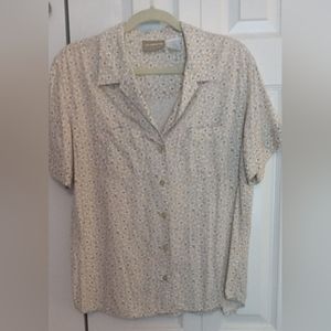 Floral petite misses blouse